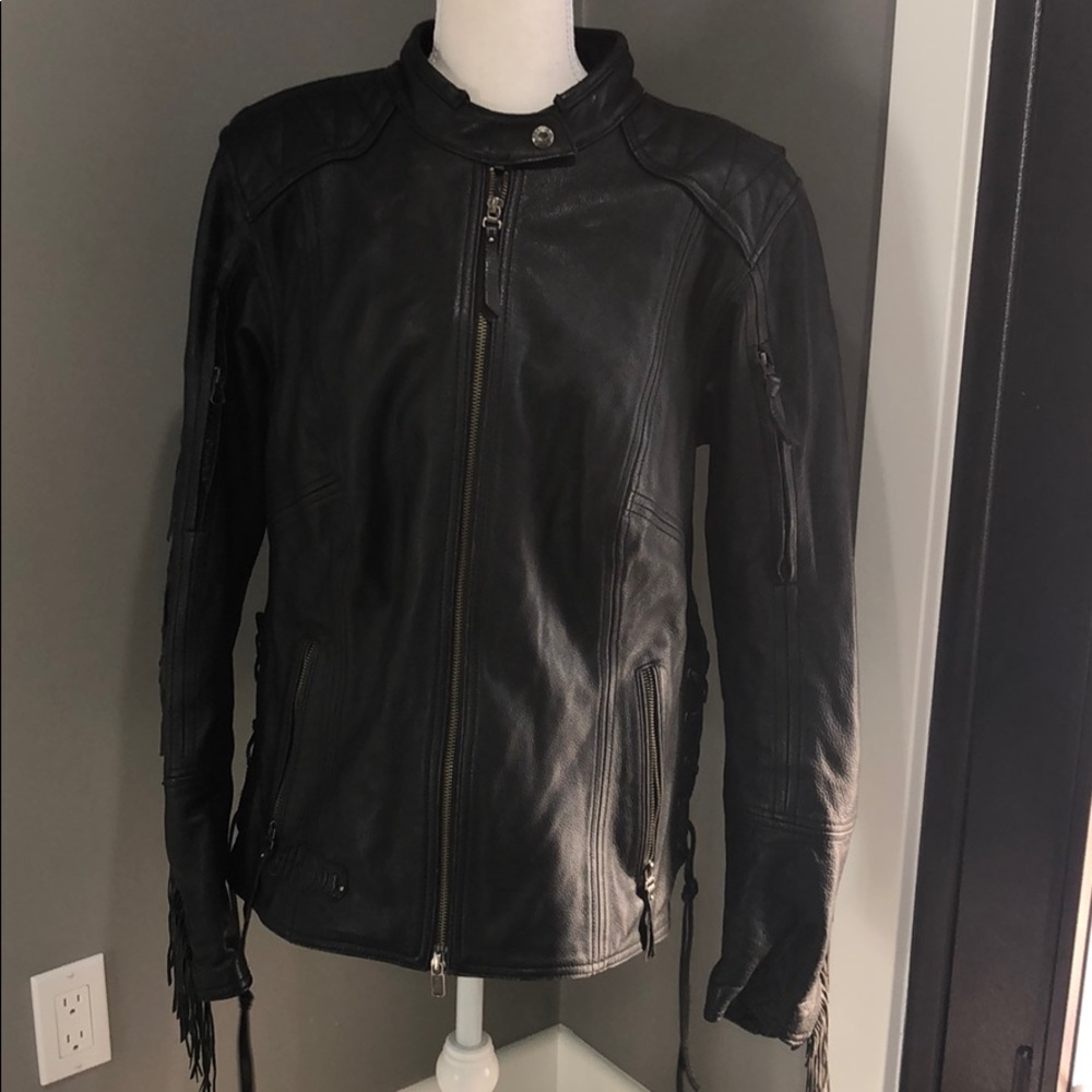 Harley Davidson Women Boone Fringe Jacket